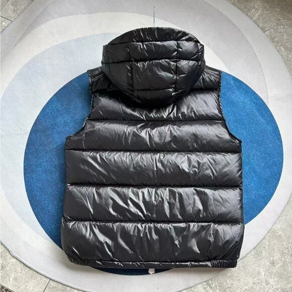 Moncler Black Puffer Vest - Picture 3 of 6